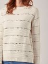 Mariana WHITE Textured Knit Jumper | Quba & Co
