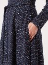 ladies dress, womens dress, new in, winter dress, autumn dress, long sleeve dress, womens long sleeve dress, ladies spot dress, spot dress, long dress, womens spot dress