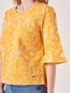 Marlena ORANGE Broderie Anglaise Top | Quba & Co 