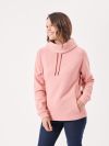ladies sweatshirt, womens sweatshirt, ladies womens pink sweatshirt, ladies pink cowl neck, cowl neck sweatshirt, hoodie, womens hoodie, ladies hoodie, new in