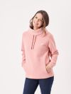 ladies sweatshirt, womens sweatshirt, ladies womens pink sweatshirt, ladies pink cowl neck, cowl neck sweatshirt, hoodie, womens hoodie, ladies hoodie, new in