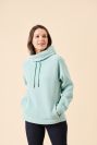 ladies sweatshirt, womens sweatshirt, green sweatshirt, cowl neck sweatshirt, ladies cowl neck sweatshirt, womens cowl neck sweatshirt, hoodie, sweatshirt, new in 
