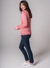 Miranda Tape Yarn Cable Jumper - Dusky Rose | Quba & Co
