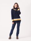 ladies knitwear, ladies jumper, womens knitwear, womens jumper, knitwear, knitted jumper, navy knitted jumper, 