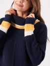 ladies knitwear, ladies jumper, womens knitwear, womens jumper, knitwear, knitted jumper, navy knitted jumper, 