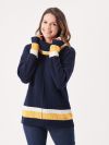 ladies knitwear, ladies jumper, womens knitwear, womens jumper, knitwear, knitted jumper, navy knitted jumper, 