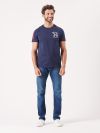navy, basic, x-series, short sleeve, t-shirt, tee, top, sporty, classic, contrast, mens