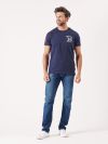 navy, basic, x-series, short sleeve, t-shirt, tee, top, sporty, classic, contrast, mens