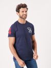 navy, basic, x-series, short sleeve, t-shirt, tee, top, sporty, classic, contrast, mens