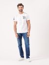 white, basic, x-series, short sleeve, t-shirt, tee, top, sporty, classic, contrast, mens