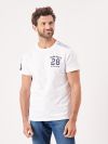 white, basic, x-series, short sleeve, t-shirt, tee, top, sporty, classic, contrast, mens