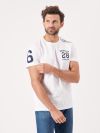 white, basic, x-series, short sleeve, t-shirt, tee, top, sporty, classic, contrast, mens