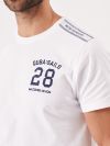 white, basic, x-series, short sleeve, t-shirt, tee, top, sporty, classic, contrast, mens