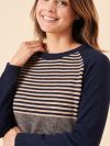 ladies jumper, womens jumper, womens stripe jumper, ladies stripe jumper, jumper