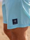 swim shorts, swimming shorts, men's swim shorts, navy, blue, light blue, aqua