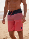 swim shorts, swimming shorts, men's swim shorts, navy, orange, coral