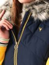 Neston, fur hood, gilet, womens gilet, ladies gilet, ladies bodywarmer, womens body warmer, navy, padded, ladies padded jacket, ladies hooded gilet, womens hoooded gilet, ladies outerwear, womens outerwear