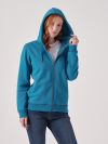 Nicolette BLUE Full Zip Hoodie | Quba & Co