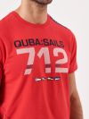 red, bright red, sail red, x-series, graphic, sporty, short sleeve, t-shirt, tee, top, 
