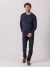 Norberto NAVY Crew Neck Jumper | Quba & Co