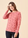 ladies t-shirt, ladies tee, womens t-shirt, long sleeve t-shirt, ladies top, womens top, blue top, puffin
