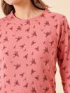 ladies t-shirt, ladies tee, womens t-shirt, long sleeve t-shirt, ladies top, womens top, blue top, puffin