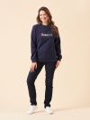 ladies sweatshirt, ladies jumper, womens jumper, womens sweatshirt, navy sweatshirt, new in, sweats