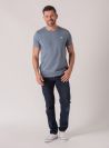 Nute Crew Neck Tee - Cadet Blue | Quba & Co Tops & T-Shirts