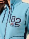 ladies hoodie, womens hoodie, x-series, x-series hoodie, womens x-series, blue hoodie, pale blue hoodie, womens zip hoodie, hoodie, hoody, ladies zip hoodie, zip sweatshirt
