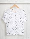 Pansy WHITE Woven Top | Quba & Co