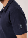 navy polo, polo shirt, basic, summer, spring, closed mesh, light polo, lifestyle, navy