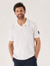 white polo, polo shirt, basic, summer, spring, closed mesh, light polo, lifestyle, white