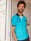 polo, x-series, sport, contrast, blue, navy, white, casual, mens, top, summer