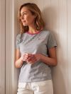 ladies stripe t-shirt, womens stripe t-shirt, womens t-shirt, ladies t-shirt, stripe top, summer tops