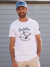 white, location, tee, t shirt, top, casual, holiday, padstow, graphic, summer, men's