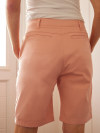 ladies pink shorts, ladies shorts, chino shorts, women's shorts, women's pink shorts