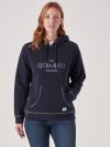 Raquel NAVY Logo Hoodie | Quba & Co