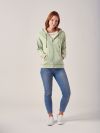 Renata SEAFOAM GREEN Full Zip Hoodie | Quba & Co