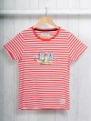 Stella RED Salcombe T-Shirt | Quba & Co