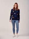 Serena NAVY Spot Jumper | Quba & Co