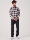 Shawin NAVY Check Shirt | Quba & Co