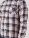 Shawin NAVY Check Shirt | Quba & Co