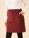 ladies star skirt, ladies skirt, womens skirt, womens cord skirt, ladies cord skirt, corduroy, 