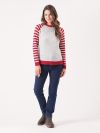 ladies jumper, womens jumper, ladies bobble jumper, womens bobble jumper, bobble jumper, grey jumper, knitwear, ladies knitwear