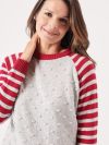 ladies jumper, womens jumper, ladies bobble jumper, womens bobble jumper, bobble jumper, grey jumper, knitwear, ladies knitwear