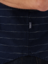 navy, shirt, button up, chest pocket, broken stripe detail, collared, summer shirt, quba and co