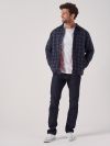 Sudbury NAVY Quilted Shirt | Quba & Co