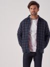 Sudbury NAVY Quilted Shirt | Quba & Co