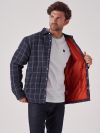 Sudbury NAVY Quilted Shirt | Quba & Co