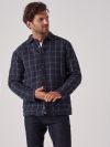 Sudbury NAVY Quilted Shirt | Quba & Co